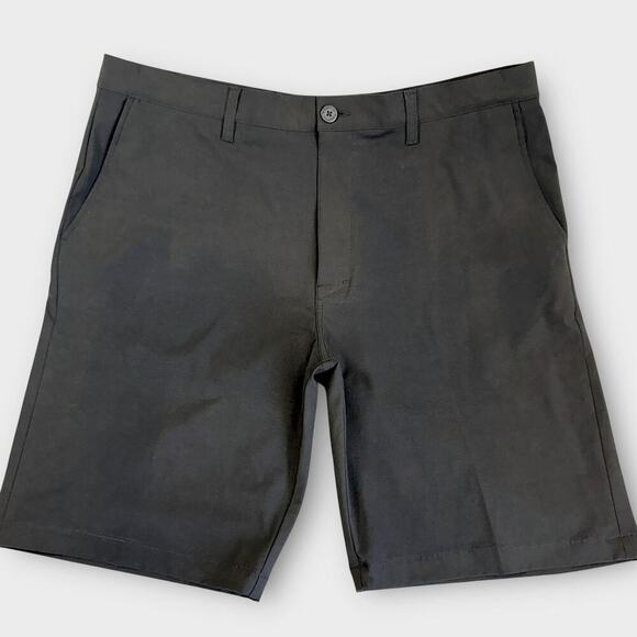 Callaway Classic Chino Casual Golf Shorts Stretchy Size 38 Dark Brown Flat Front - Picture 1 of 12